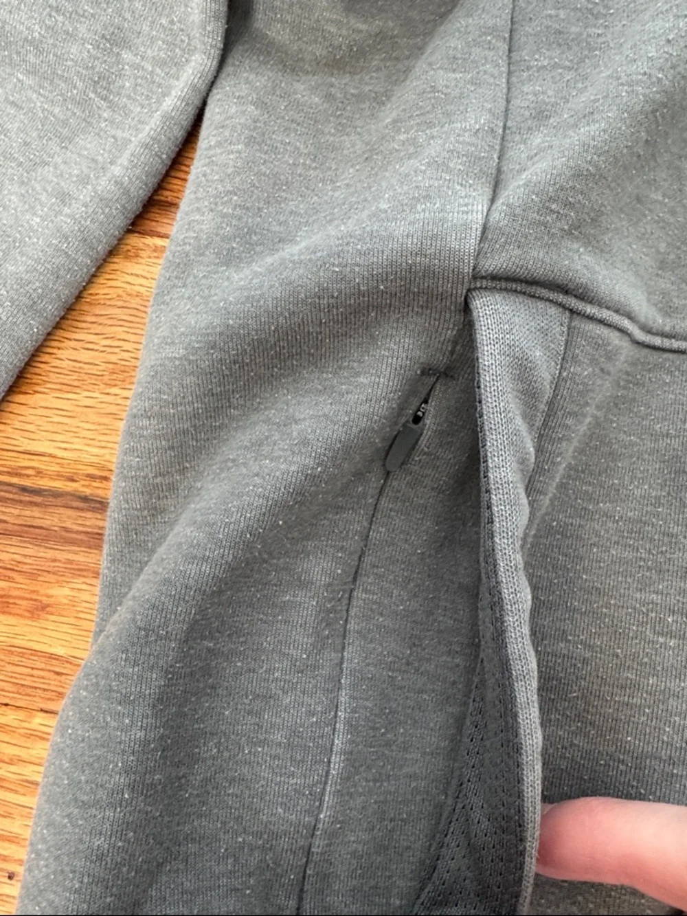 Men’s Nike Dri-Fit Full Zip Hooded Jacket Grey Medium